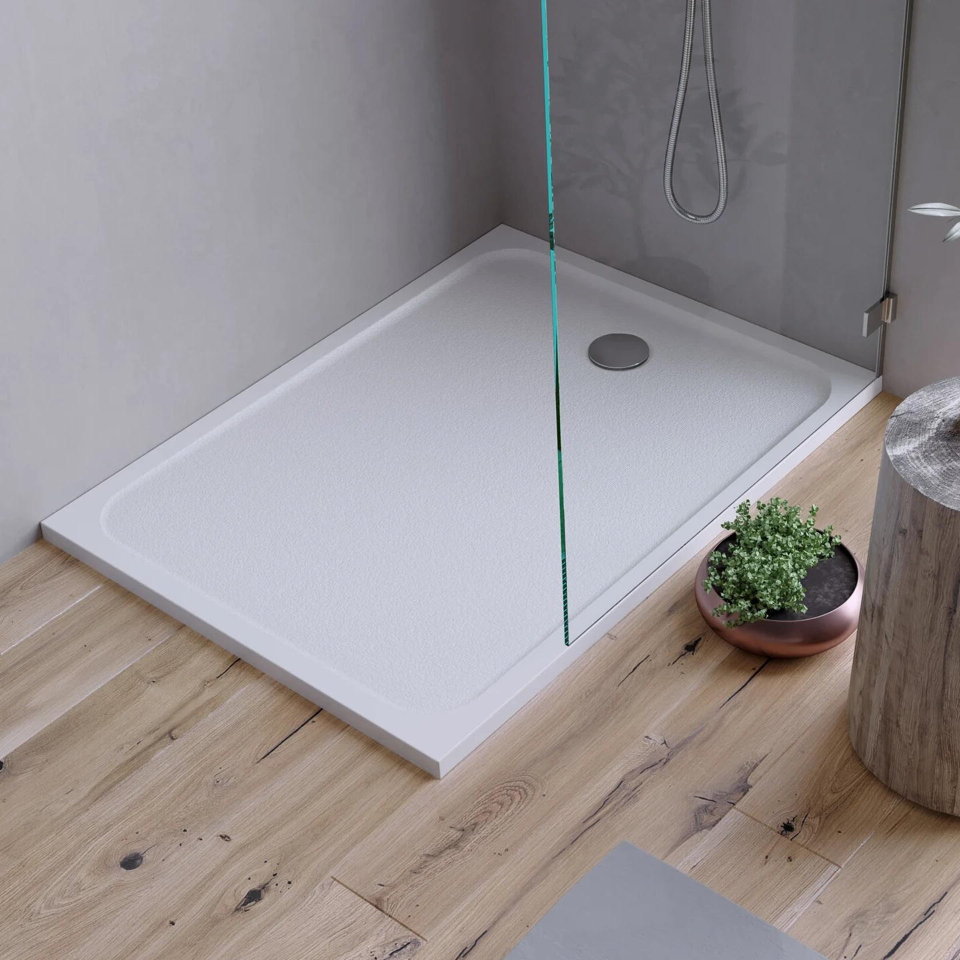 Pose de receveur extra plat